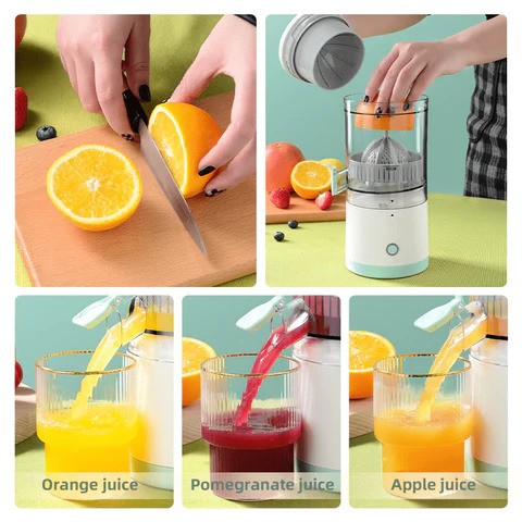 EXPRIMIDOR DE JUGO RECARGABLE